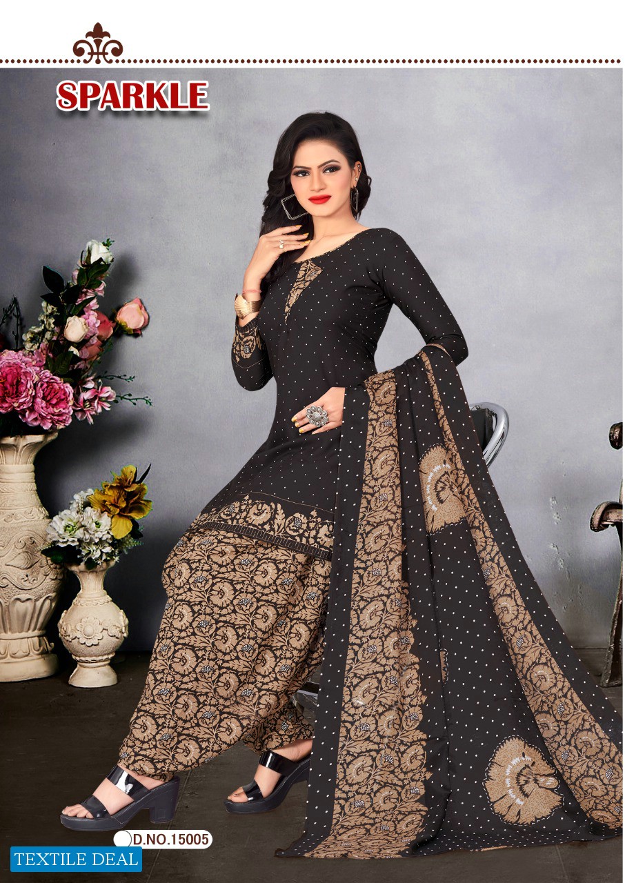 Amit Sparkle Vol-15 Wholesale Synthetic Dress Material