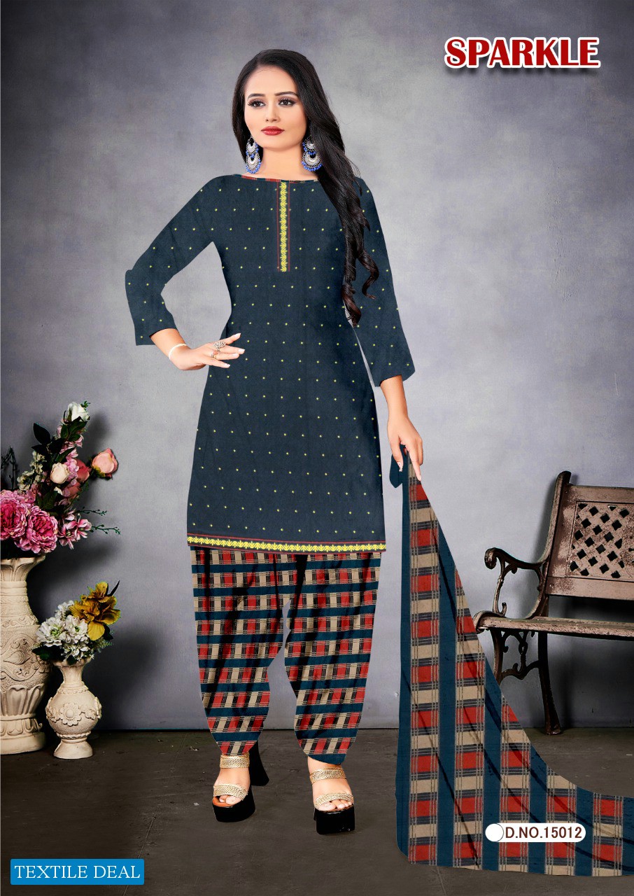 Amit Sparkle Vol-15 Wholesale Synthetic Dress Material