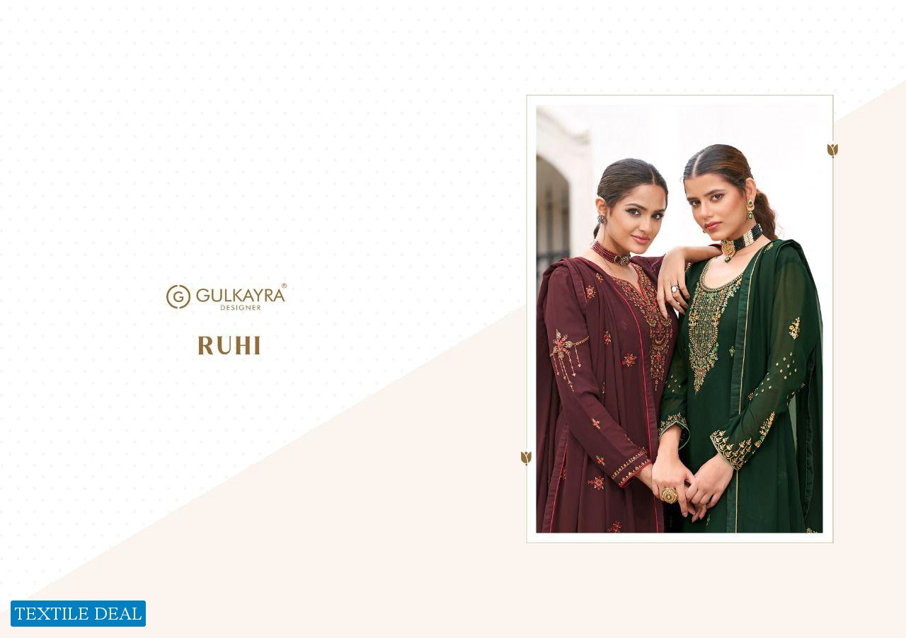 RUHI BY GULKAYRA GEORGETTE EXCLUSIVE FANCY SUIT WHOLESALER