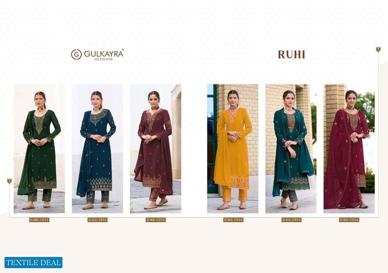 RUHI BY GULKAYRA GEORGETTE EXCLUSIVE FANCY SUIT WHOLESALER