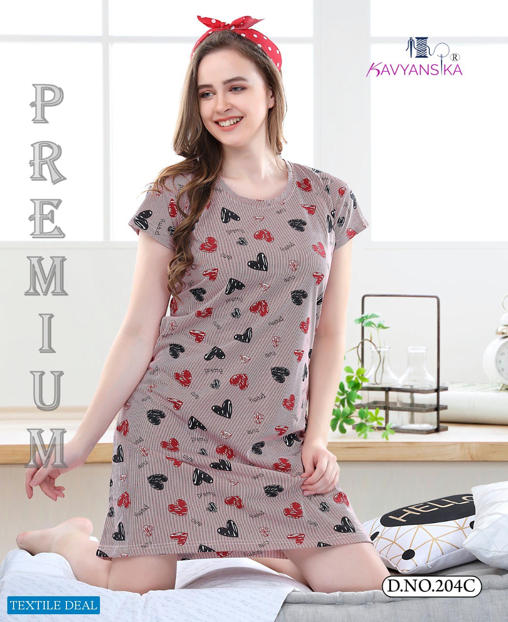 Kavyansika Vol-204 Wholesale Short Night Gowns