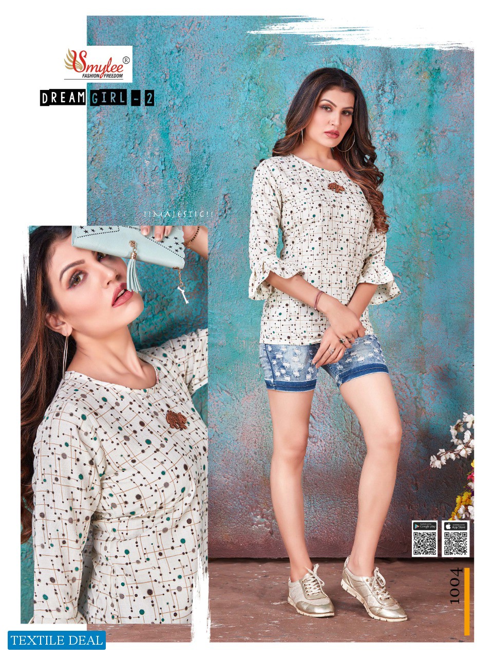 Smylee Dream Girl Vol-2 Wholesale Heavy Foil Print Kurtis