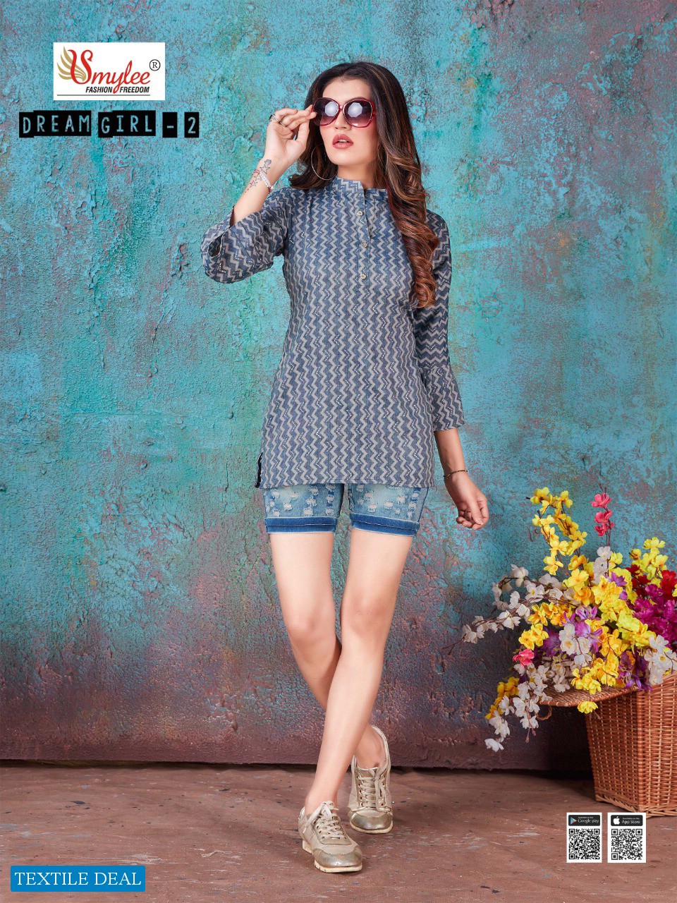 Smylee Dream Girl Vol-2 Wholesale Heavy Foil Print Kurtis