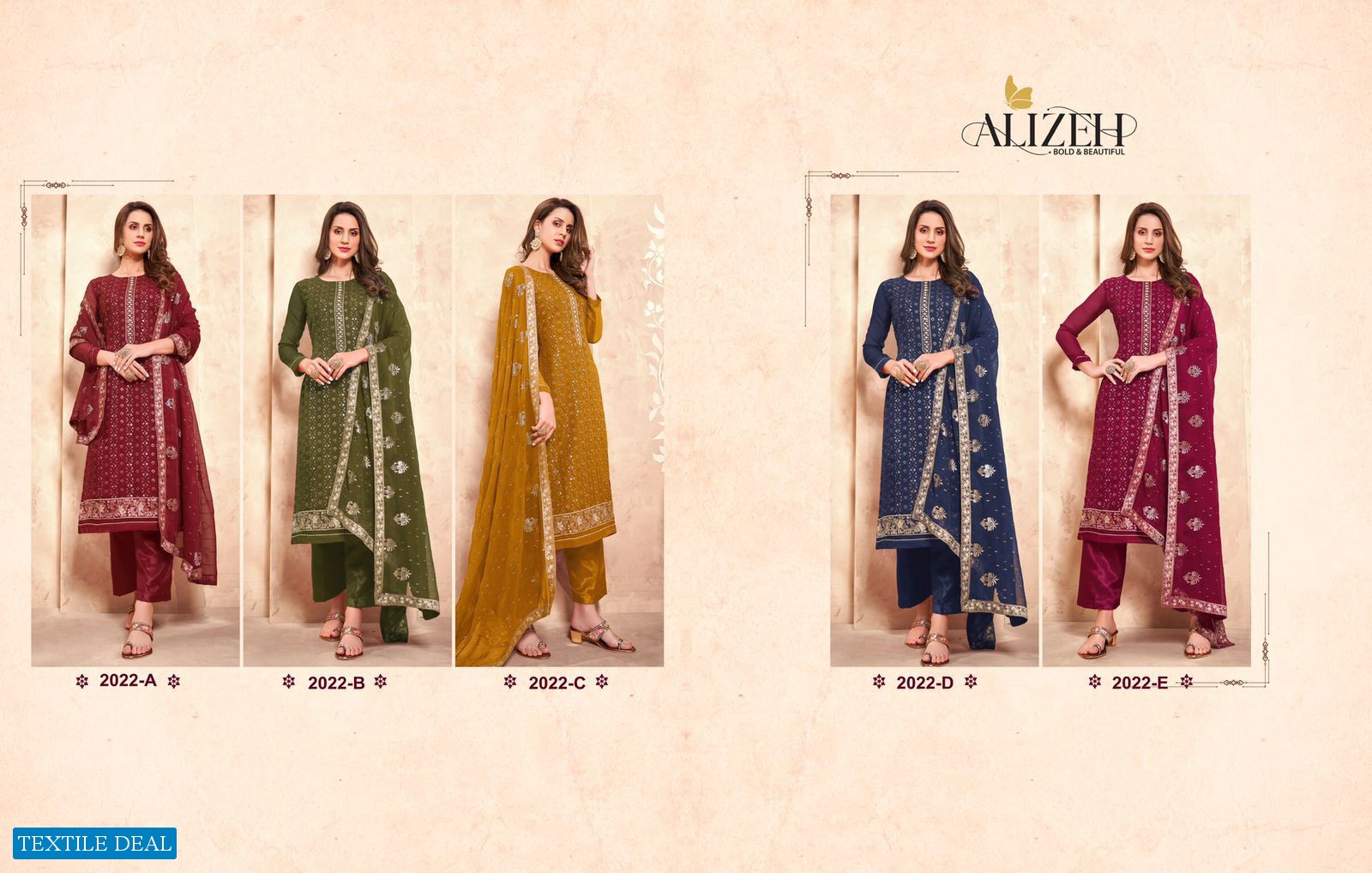ALIZEH PRESENTING MURAD VOL 4 HEAVY LOOK GEORGETTE STYLISH SALWAR KAMEEZ WHOLESALER