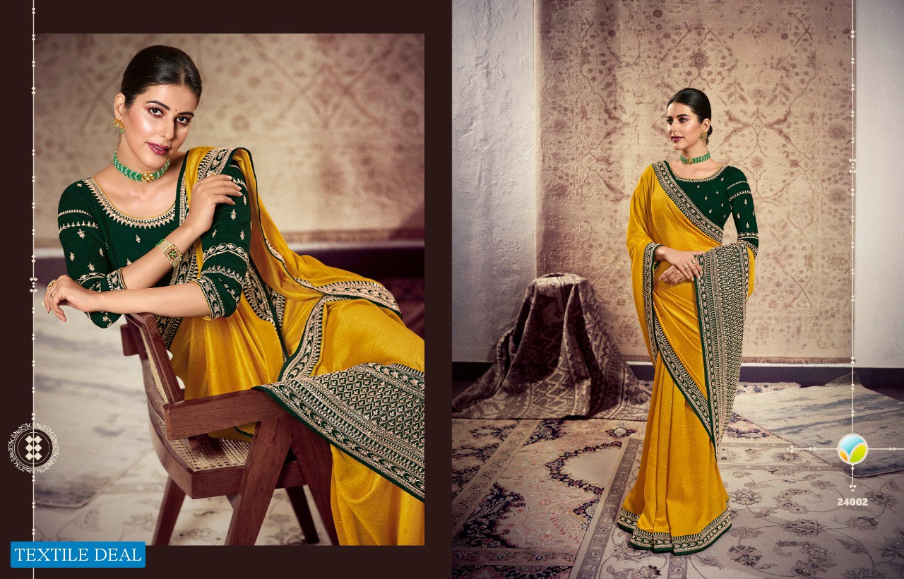VINAY FASHION HAYA SILK EMBROIDERY FESTIVAL WEAR INDIAN SAREE