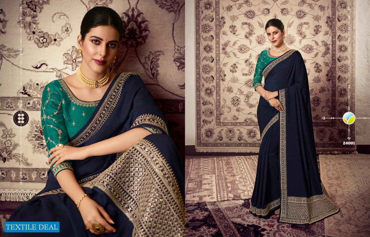 VINAY FASHION HAYA SILK EMBROIDERY FESTIVAL WEAR INDIAN SAREE