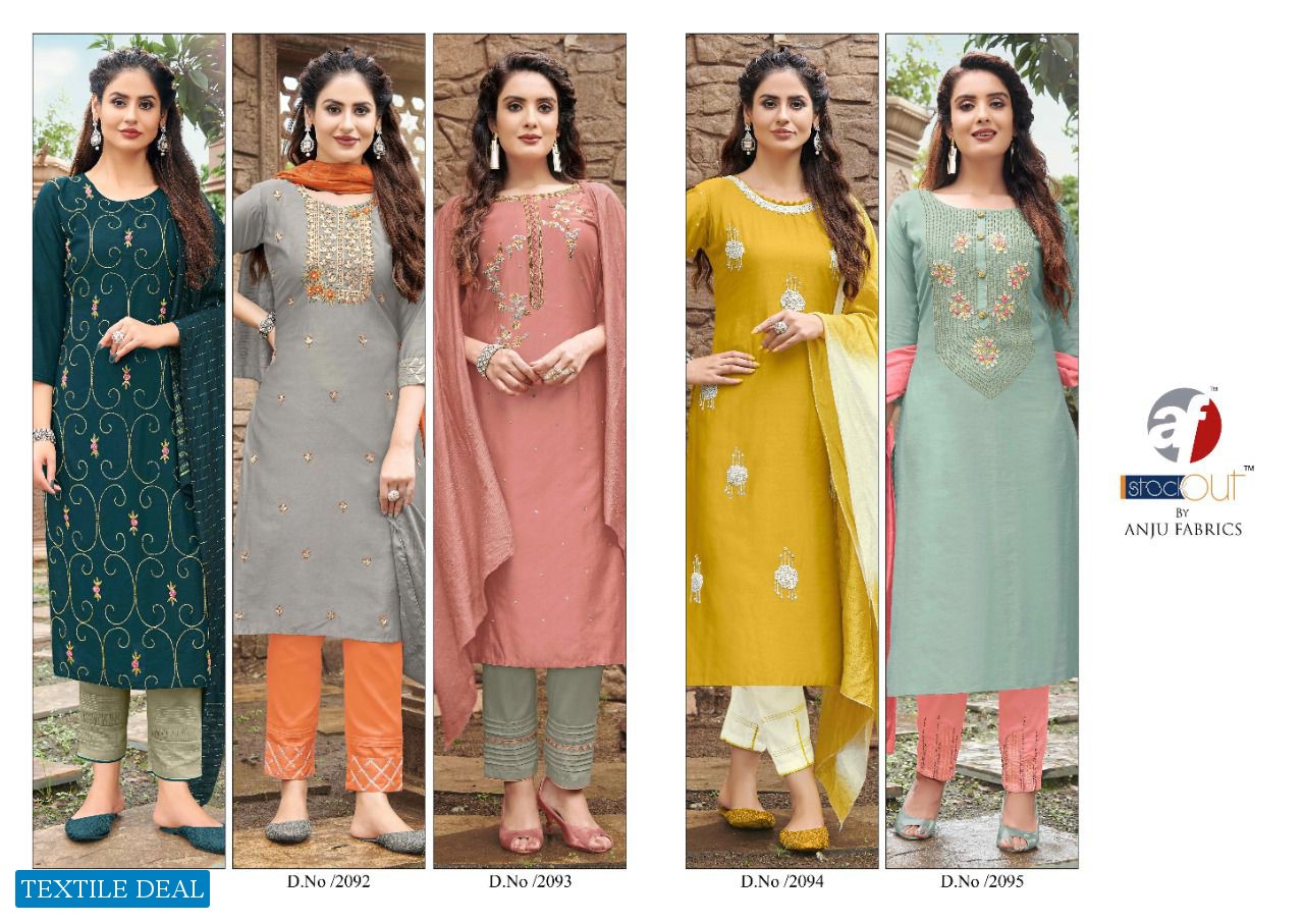 Anju Ghungat Vol-2 Wholesale Full Stitched Kurti Pant And Dupatta
