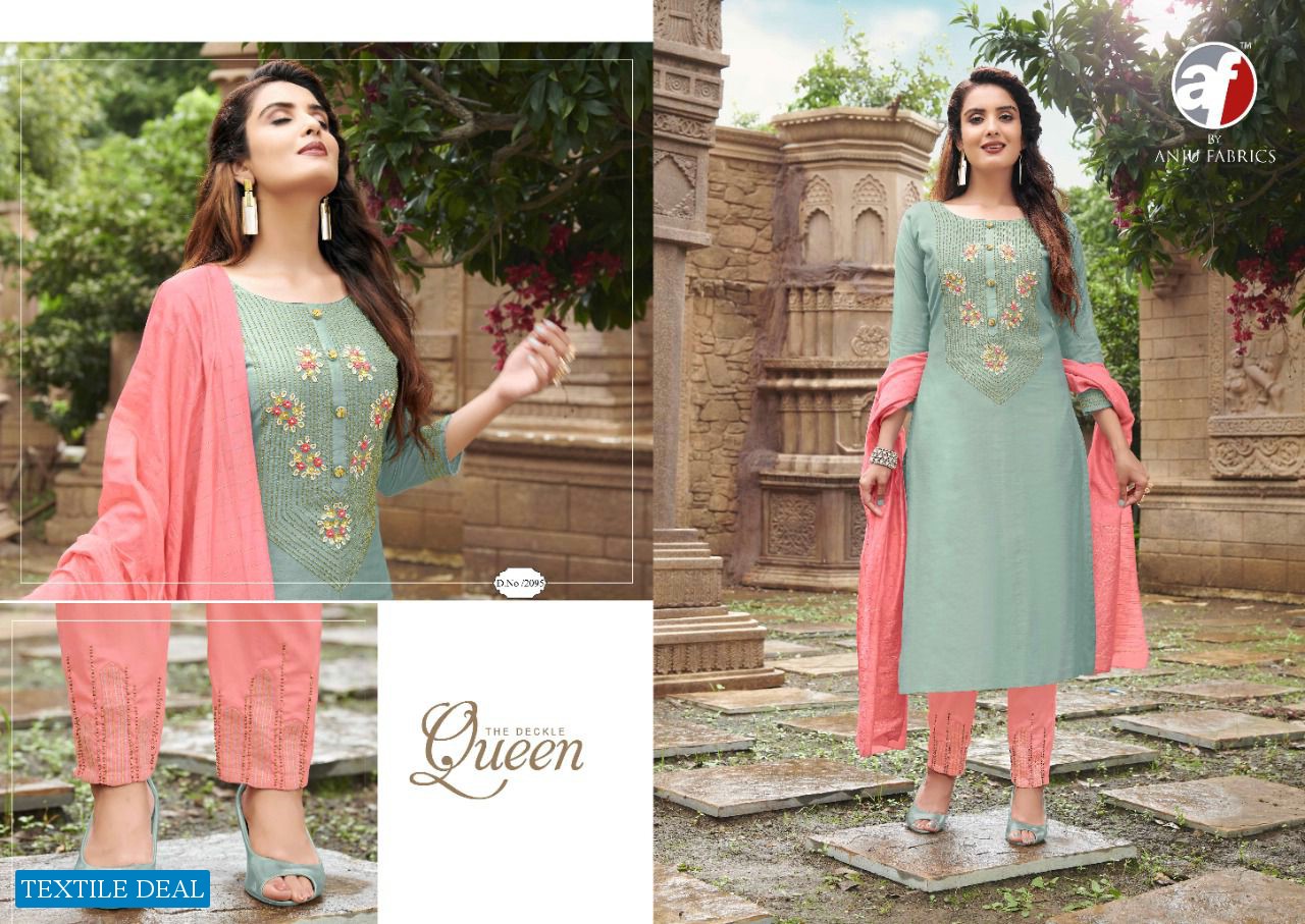 Anju Ghungat Vol-2 Wholesale Full Stitched Kurti Pant And Dupatta