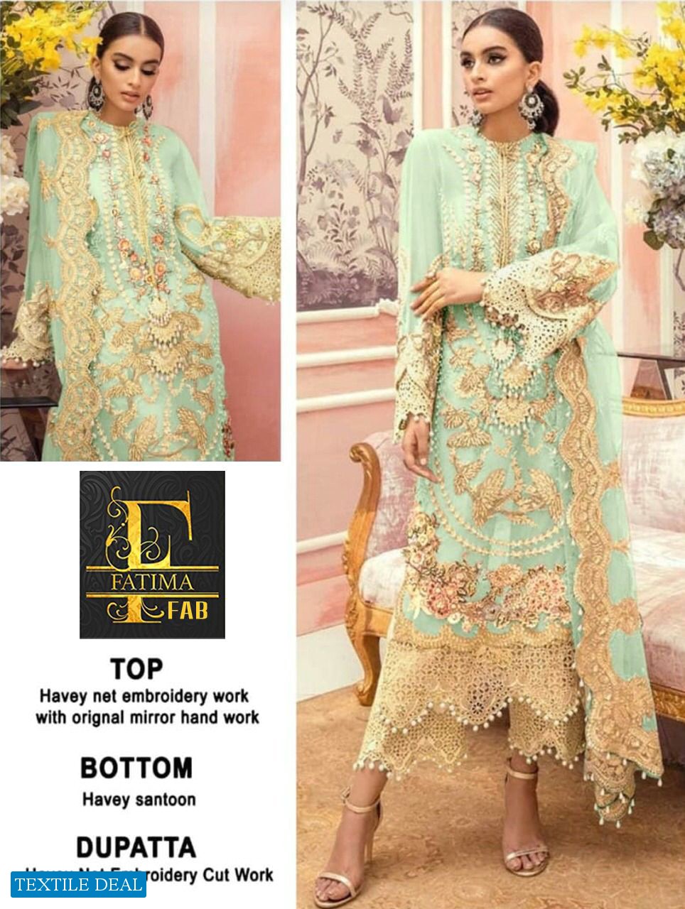 Fatima Fab D-1004 Colour wholesale Pakistani Concept Dress