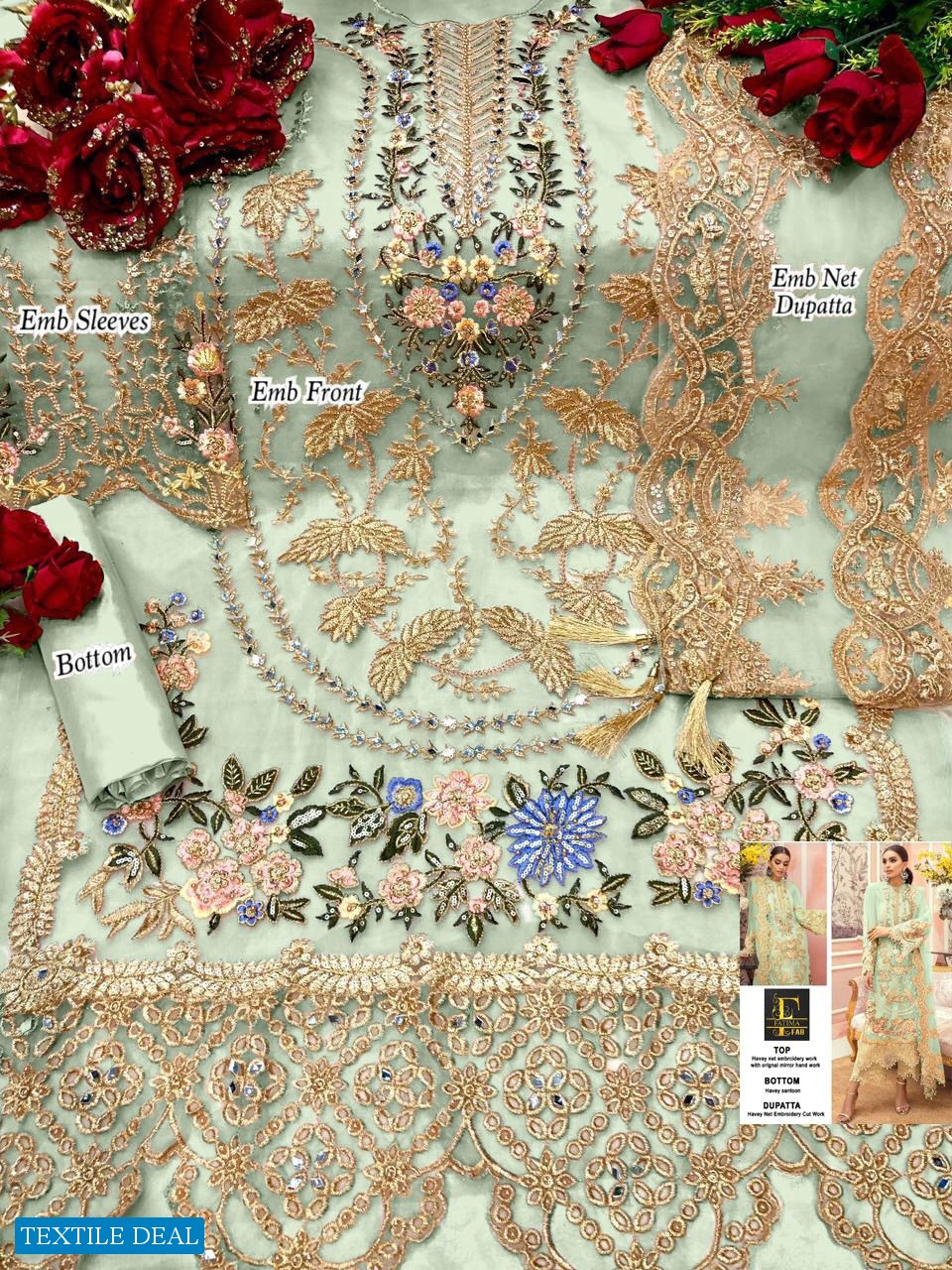 Fatima Fab D-1004 Colour wholesale Pakistani Concept Dress