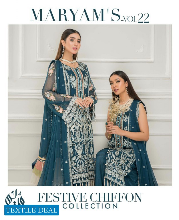 Maryams Vol-22 Wholesale Festive Chiffon Collection