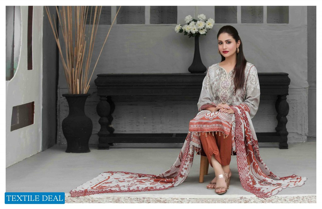 Tawakkal Sage Chiffon printed Boring Dupatta With Cutwork Pakistani Salwar Kameez