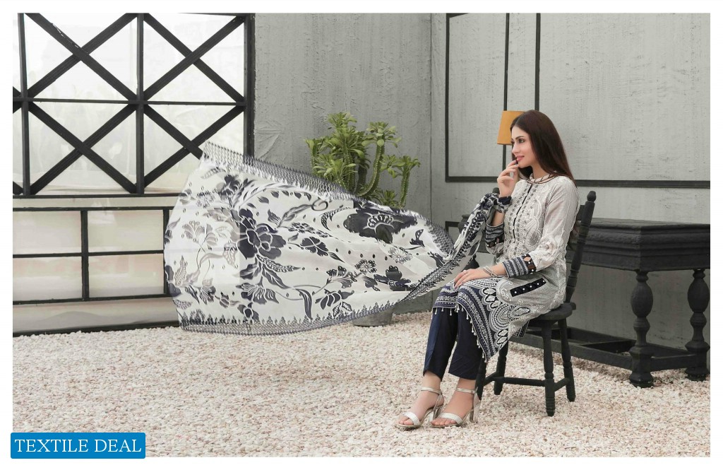 Tawakkal Sage Chiffon printed Boring Dupatta With Cutwork Pakistani Salwar Kameez