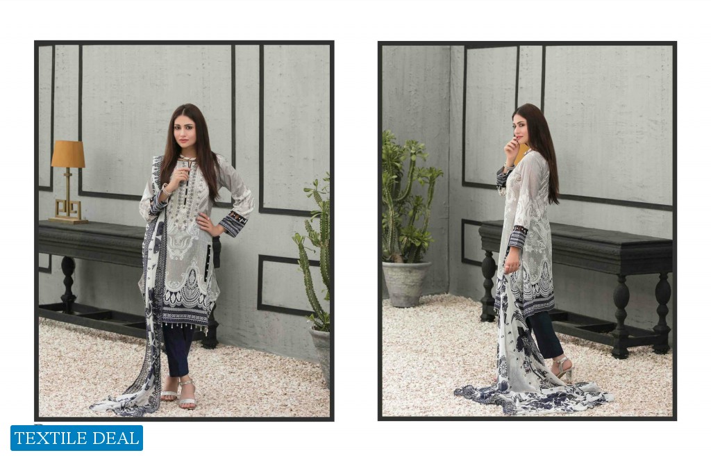 Tawakkal Sage Chiffon printed Boring Dupatta With Cutwork Pakistani Salwar Kameez