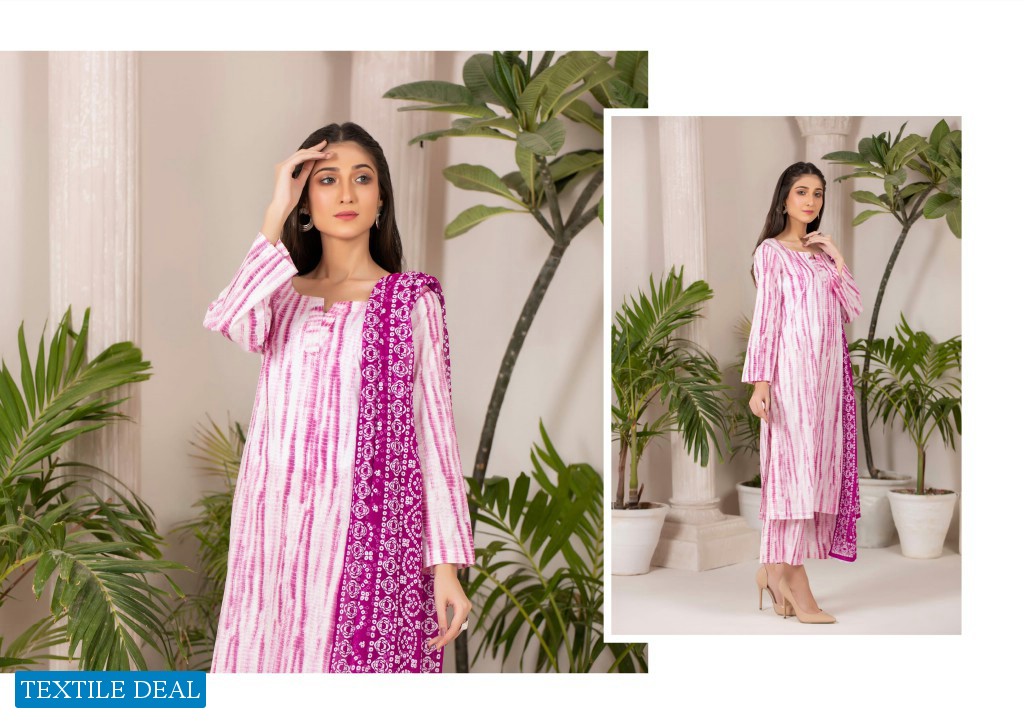 Regalia Tie & Die Wholesale Printed Cambric Collection Wholesale Pakistani Concept Dress