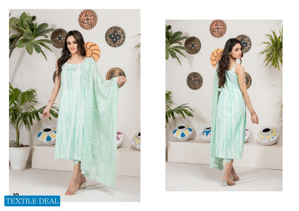 Regalia Tie & Die Wholesale Printed Cambric Collection Wholesale Pakistani Concept Dress