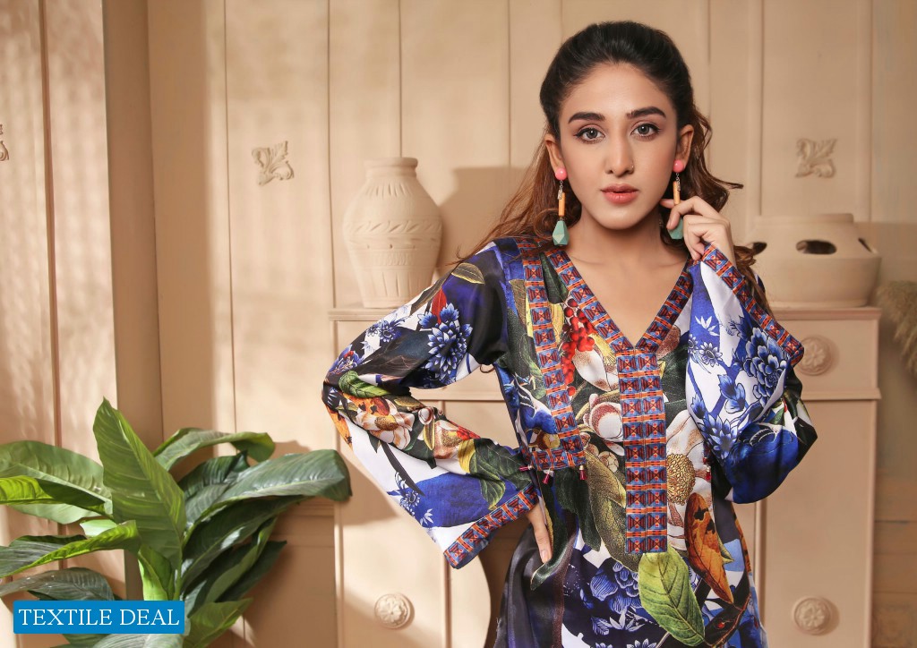 Zainab Falzani Vol-3 Silk Kurti Material Collection