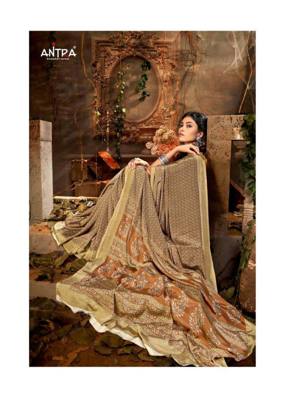 Antra Mysore Silk Wholesale Kasturi Crepe Sarees