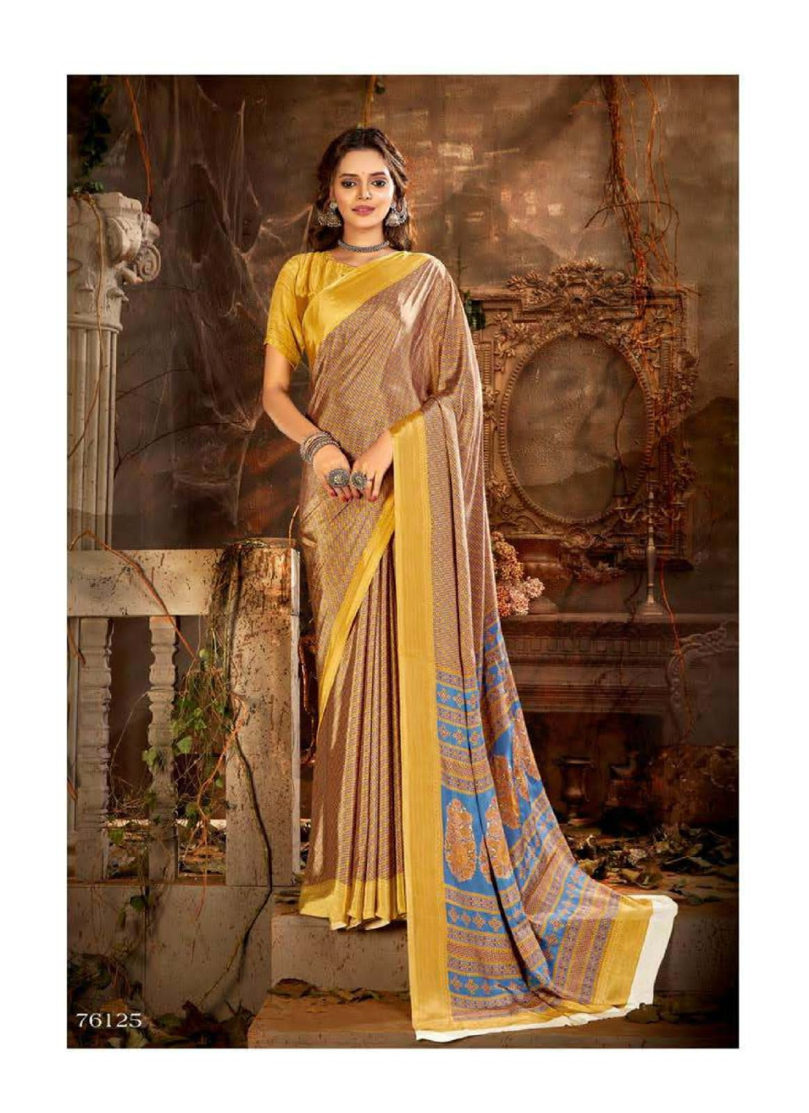 Antra Mysore Silk Wholesale Kasturi Crepe Sarees