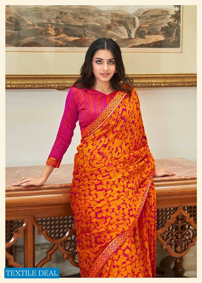 Antra Rose Beauty Vol-2 Wholesale Shahi Chiffon Indian Sarees