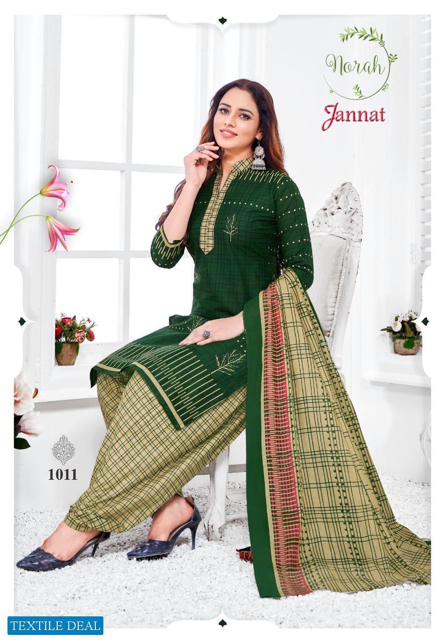 Norah Jannat Wholesale Pure Cotton Dress Material