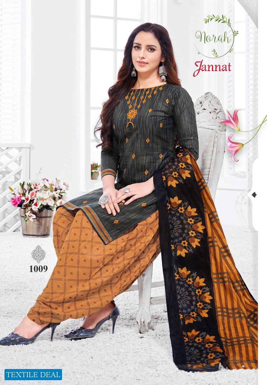 Norah Jannat Wholesale Pure Cotton Dress Material
