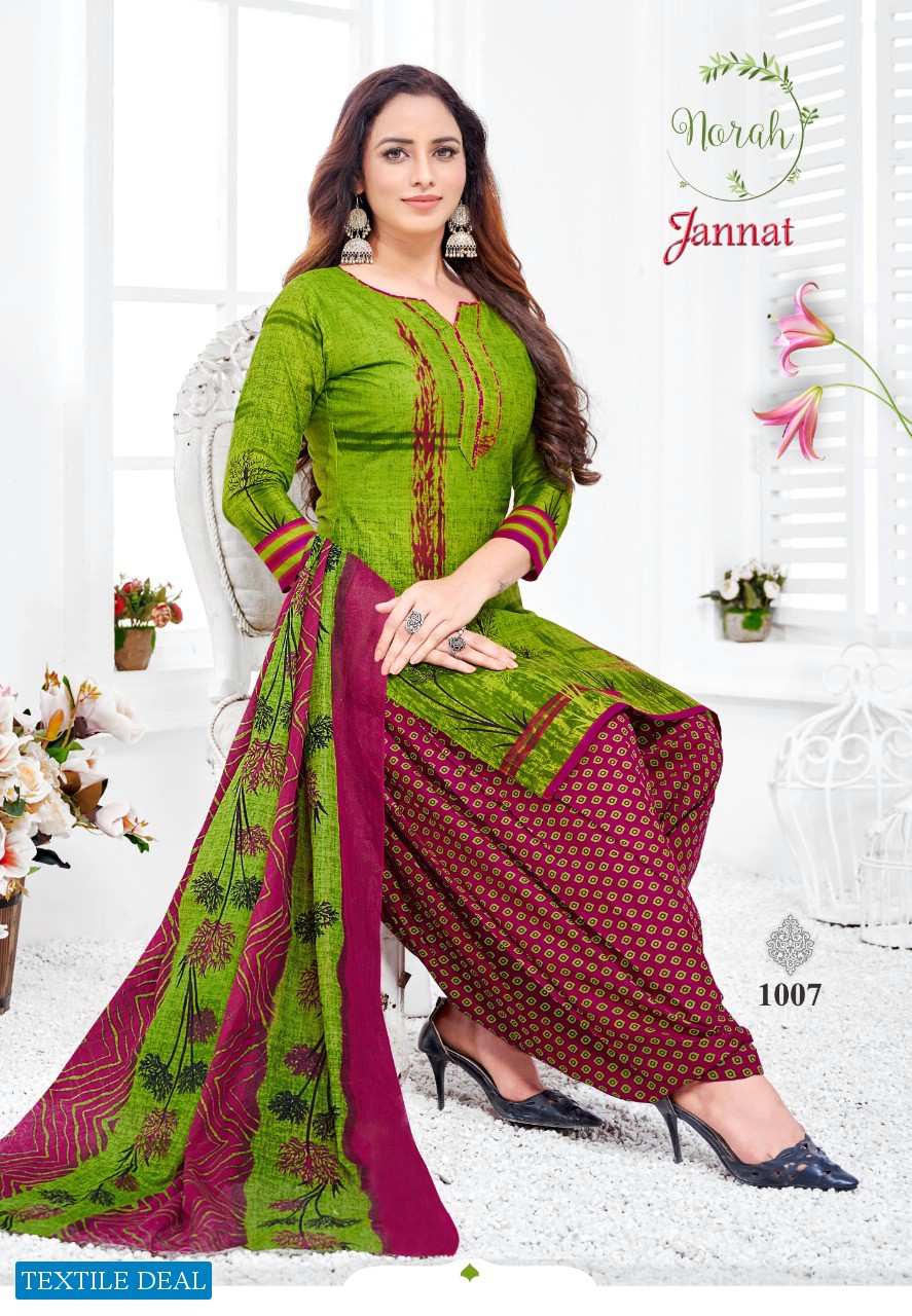 Norah Jannat Wholesale Pure Cotton Dress Material
