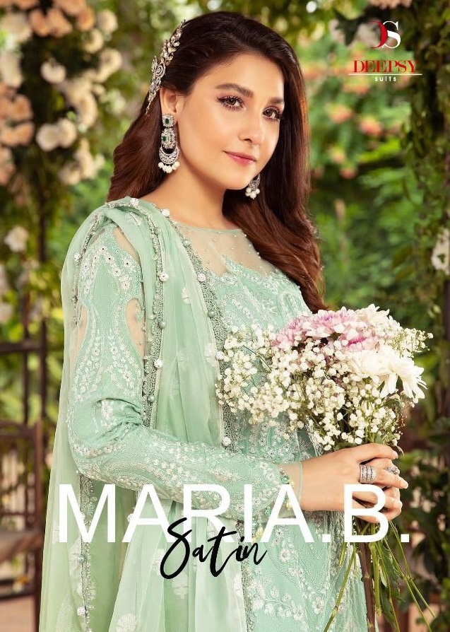 Deepsy Maria B Satin wholesale Pakistani Concept Dress