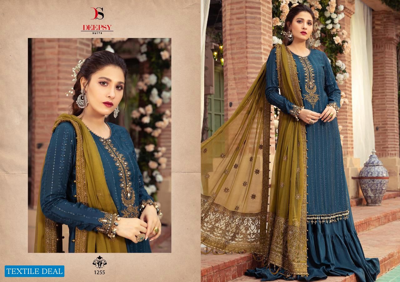 Deepsy Maria B Satin wholesale Pakistani Concept Dress