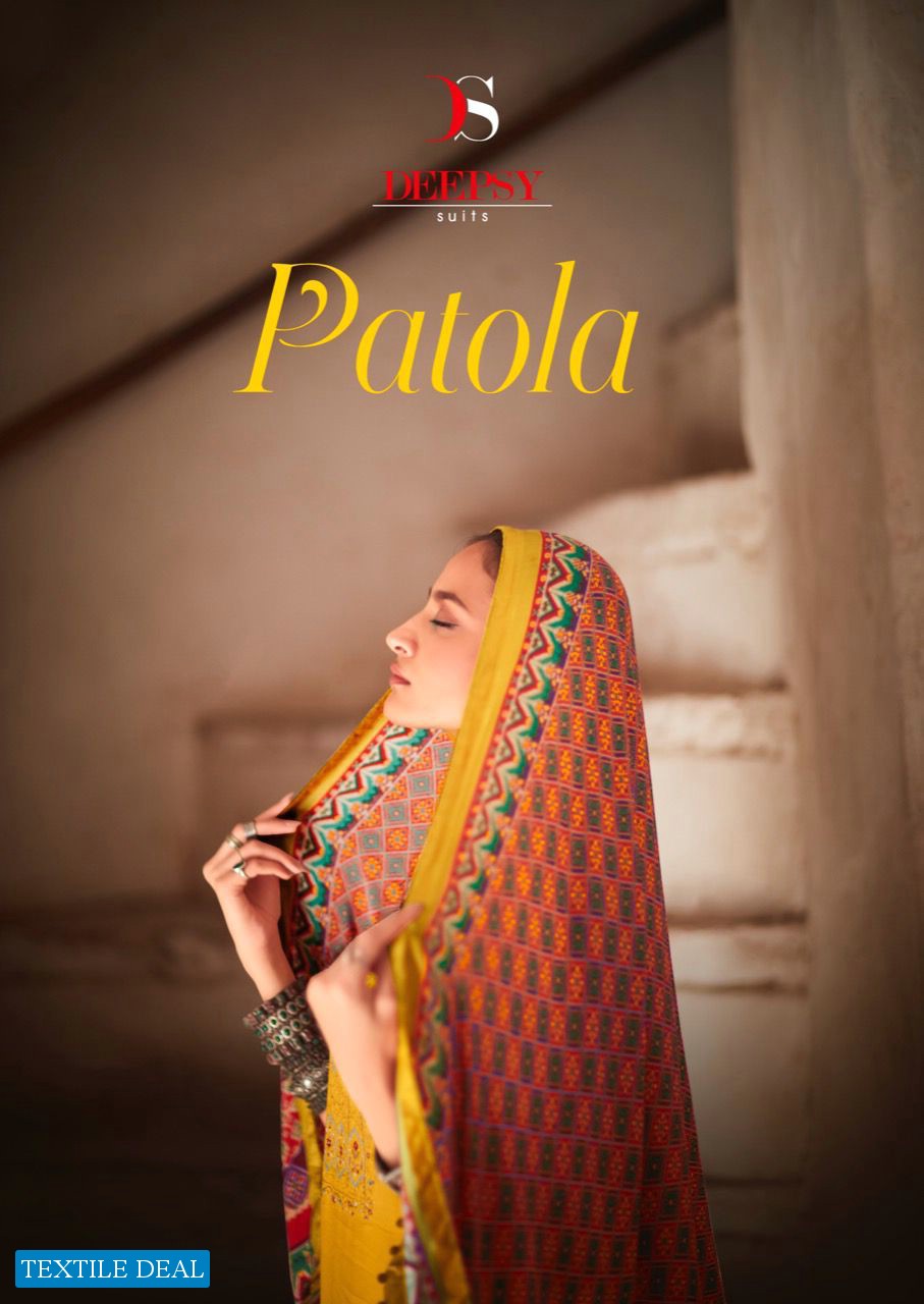 Deepsy Patola Wholesale FIne Silk With Work Dress