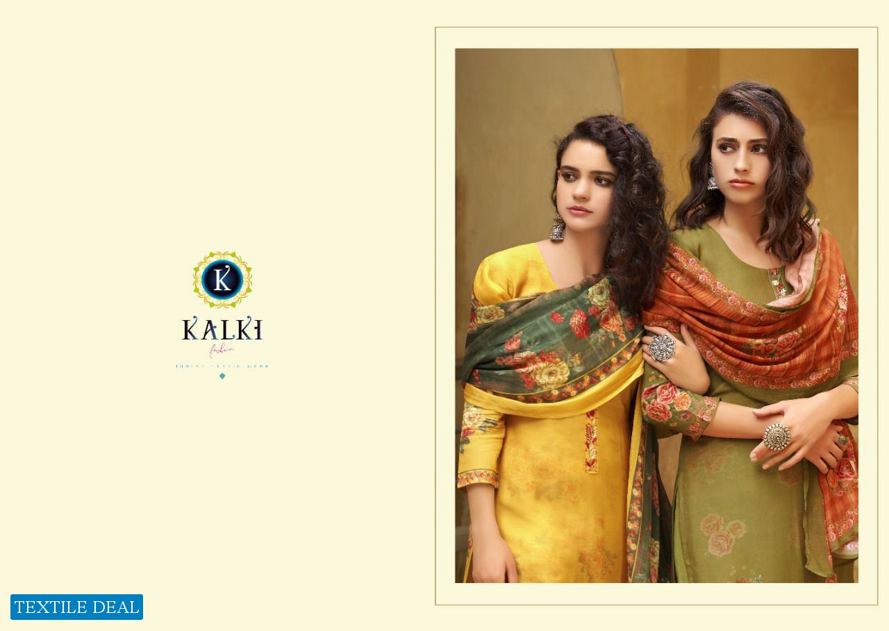 Kalki Infina Wholesale Pure Muslin Work Salwar Kameez