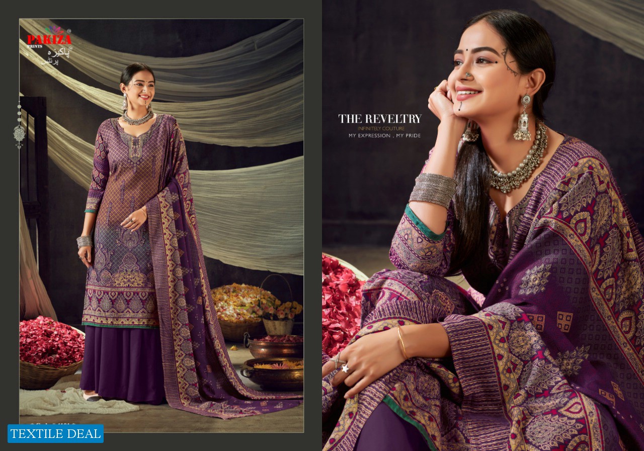 Pakiza Vol-41 Wholesale Pashmina Butti Fabrics Winter Dress Material