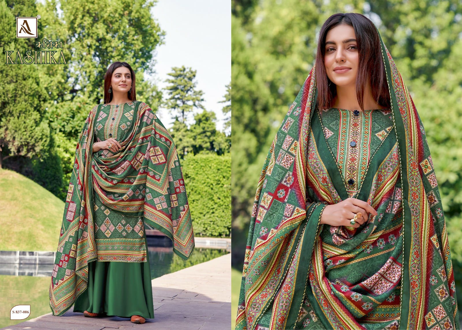 ALOK SUIT MAKE IN INDIA KASHIKA PURE WOOL PASHMINA ATTRECTIVE DIGITAL PRINT SALWAR SUIT