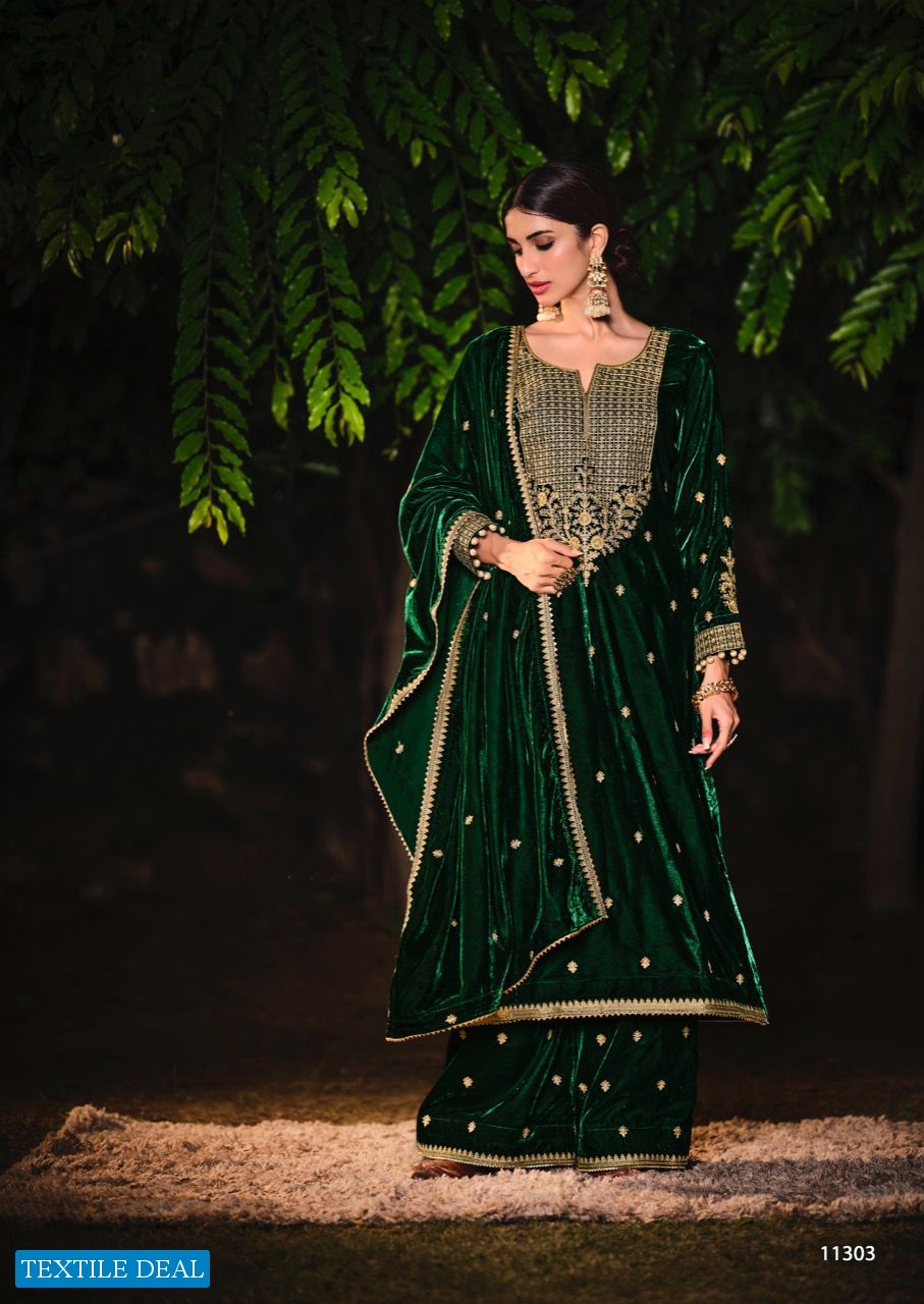 DEEPSY SUIT KHWAAHISH VELVET FESTIVE LOOK SALWAR SUIT CATALOG