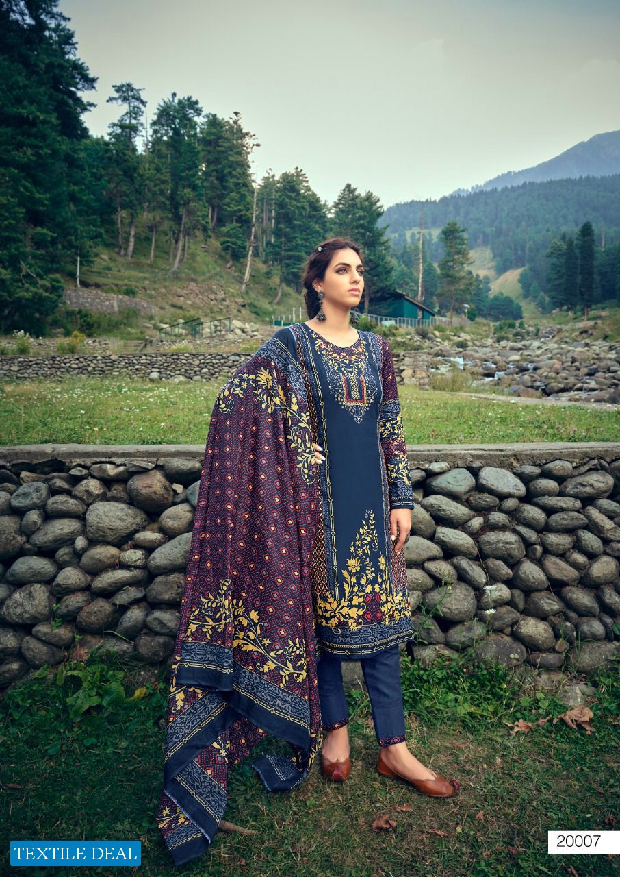 ISHAAL PRINTS GULMOHAR VOL 20 SERIES 20001 TO 20010 LAWN PRINTED DRESS MATERIAL WHOLESALER