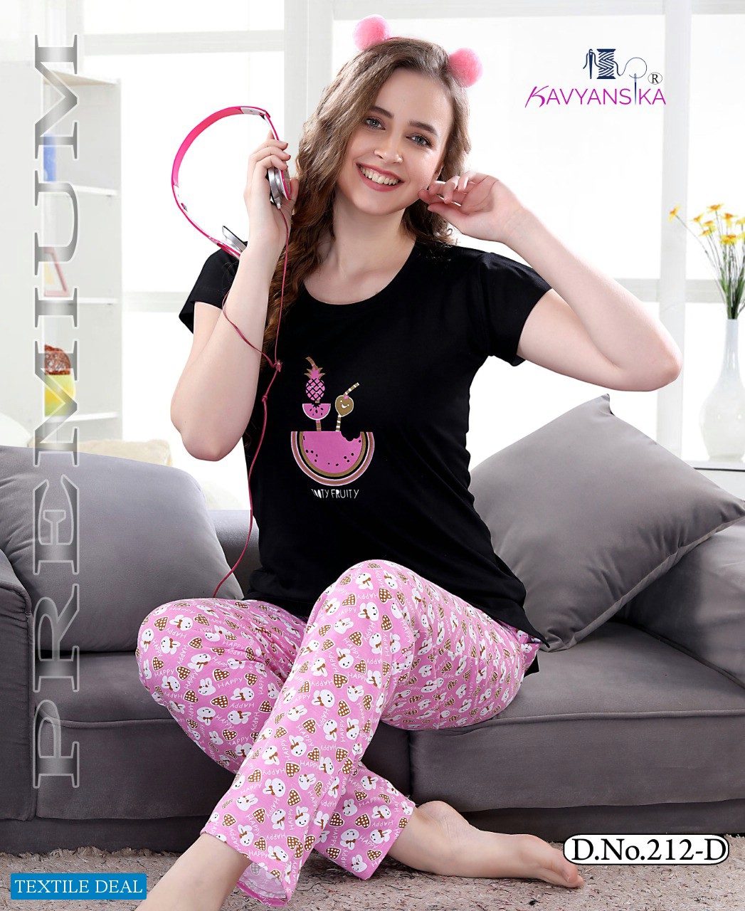 Kavyansika Night Suit Vol-212 wholesale Night Wear