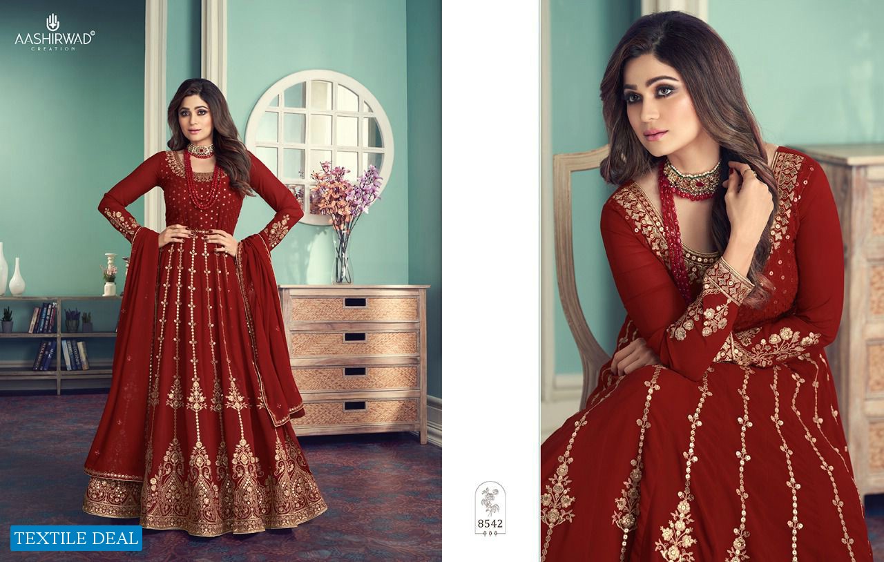 Aashirwad Gulnar Wholesale Free Size Designer Salwar Kameez