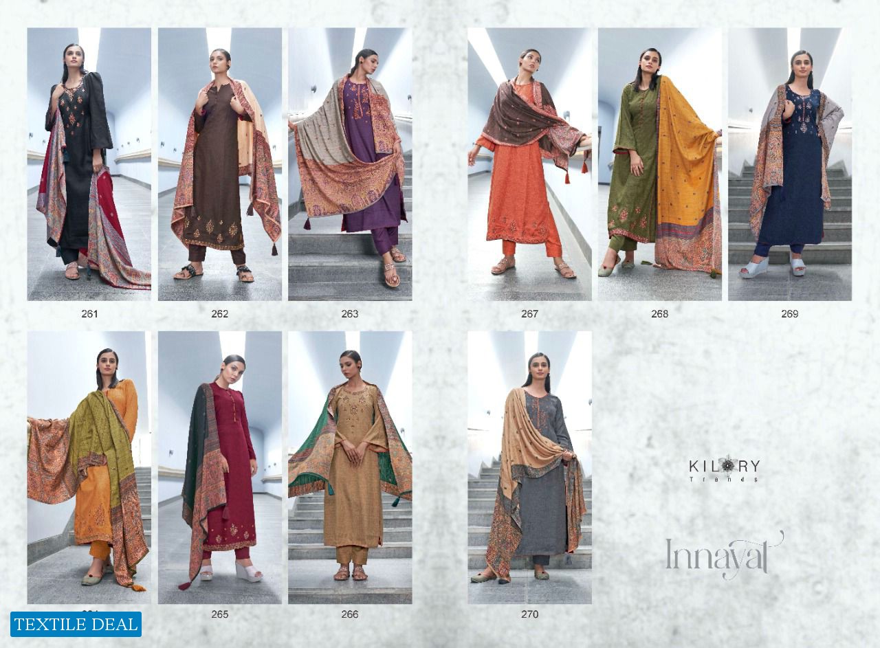 Kilory Innayat Wholesale Shopping Pure Pashmina Winter Dress