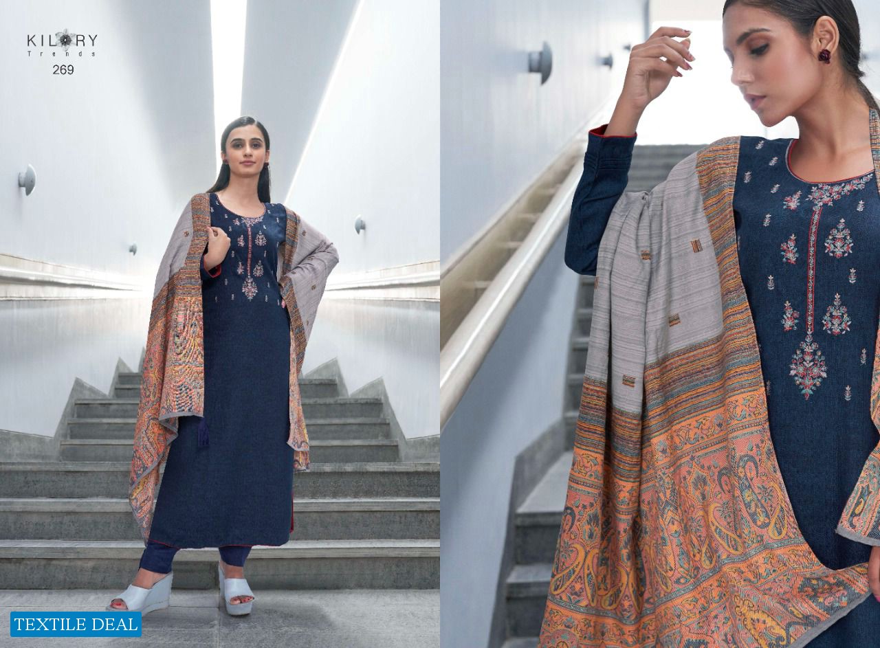 Kilory Innayat Wholesale Shopping Pure Pashmina Winter Dress