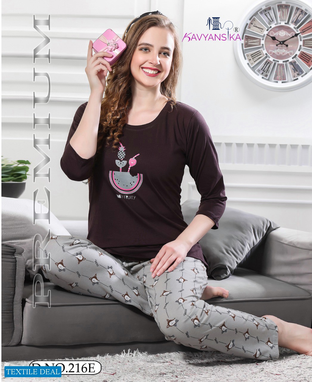 Kavyansika Winter Vol-216 wholesale Night Dress