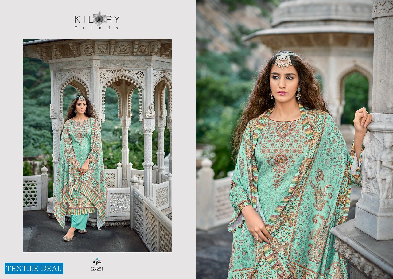 Kilory Rangjah Wholesale Pure Heavy Pashmina Winter Dress