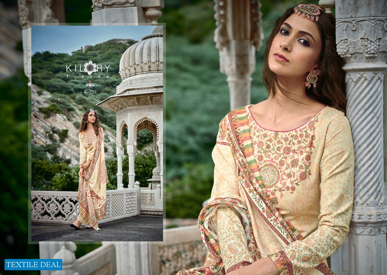 Kilory Rangjah Wholesale Pure Heavy Pashmina Winter Dress