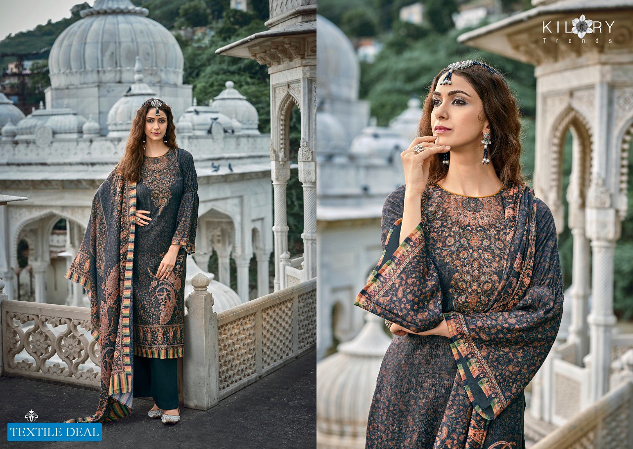 Kilory Rangjah Wholesale Pure Heavy Pashmina Winter Dress