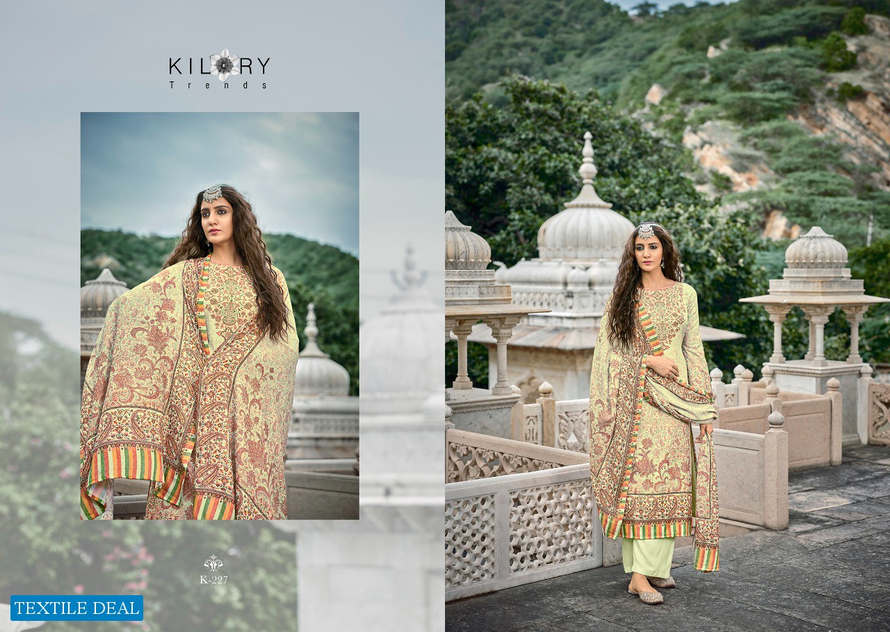 Kilory Rangjah Wholesale Pure Heavy Pashmina Winter Dress