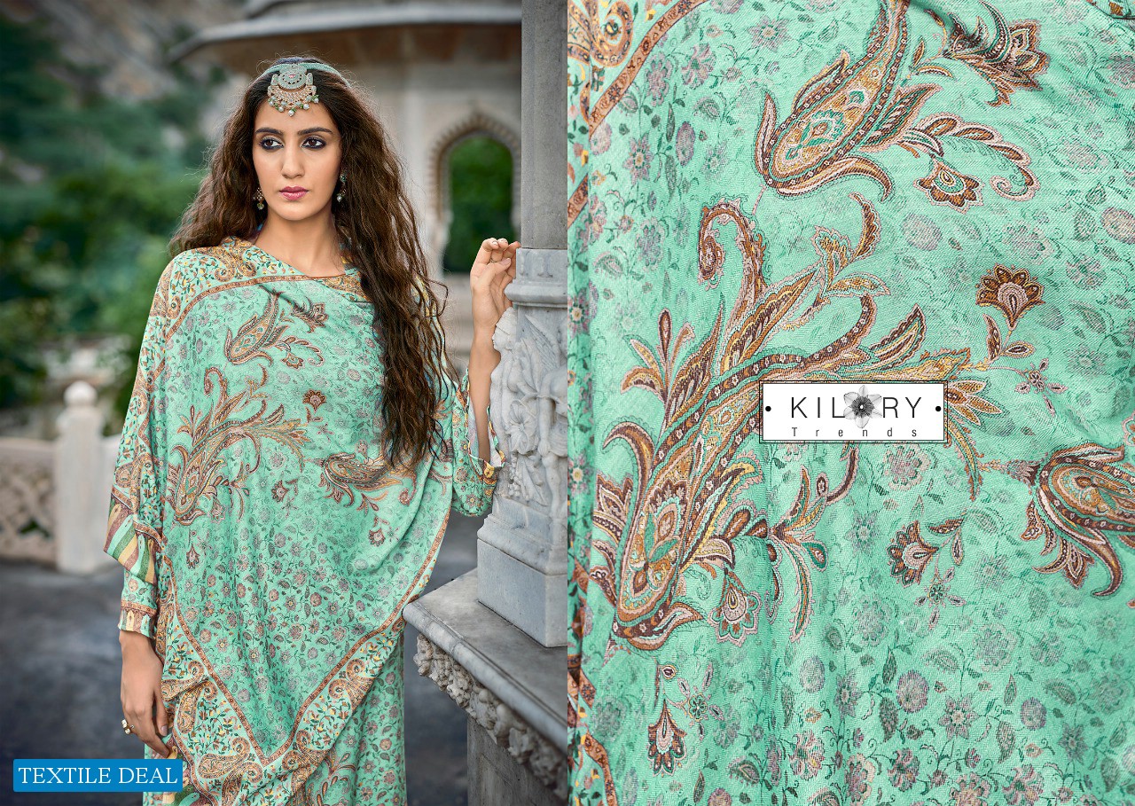 Kilory Rangjah Wholesale Pure Heavy Pashmina Winter Dress
