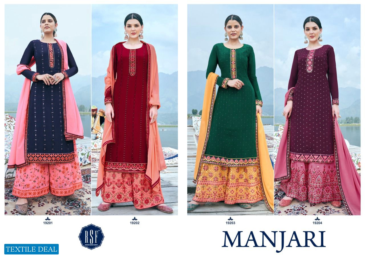 RSF Manjari Wholesale Sharara Pant Salwar Kameez