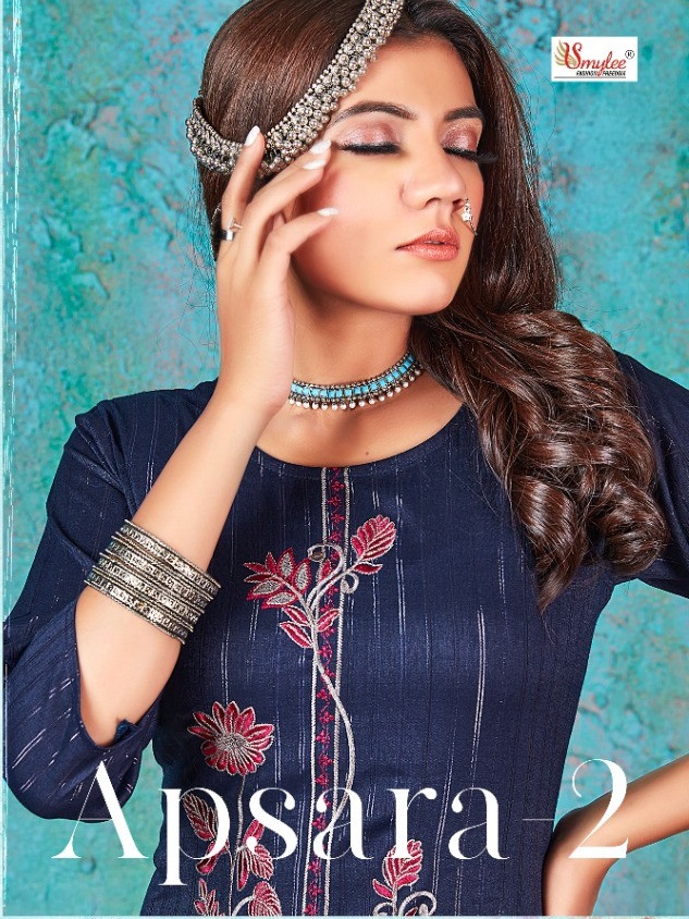 Smylee Apsara Vol-2 Wholesale Heavy Linen Kurtis