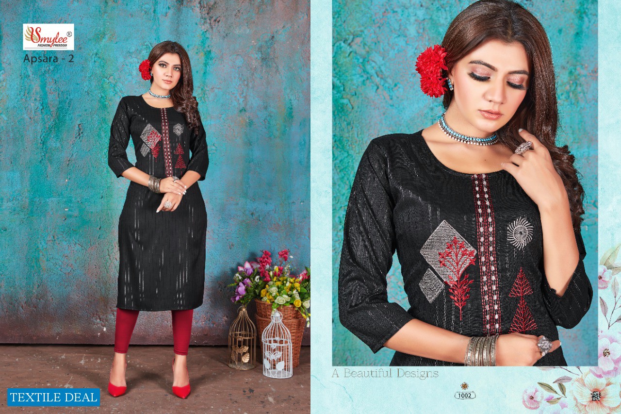 Smylee Apsara Vol-2 Wholesale Heavy Linen Kurtis