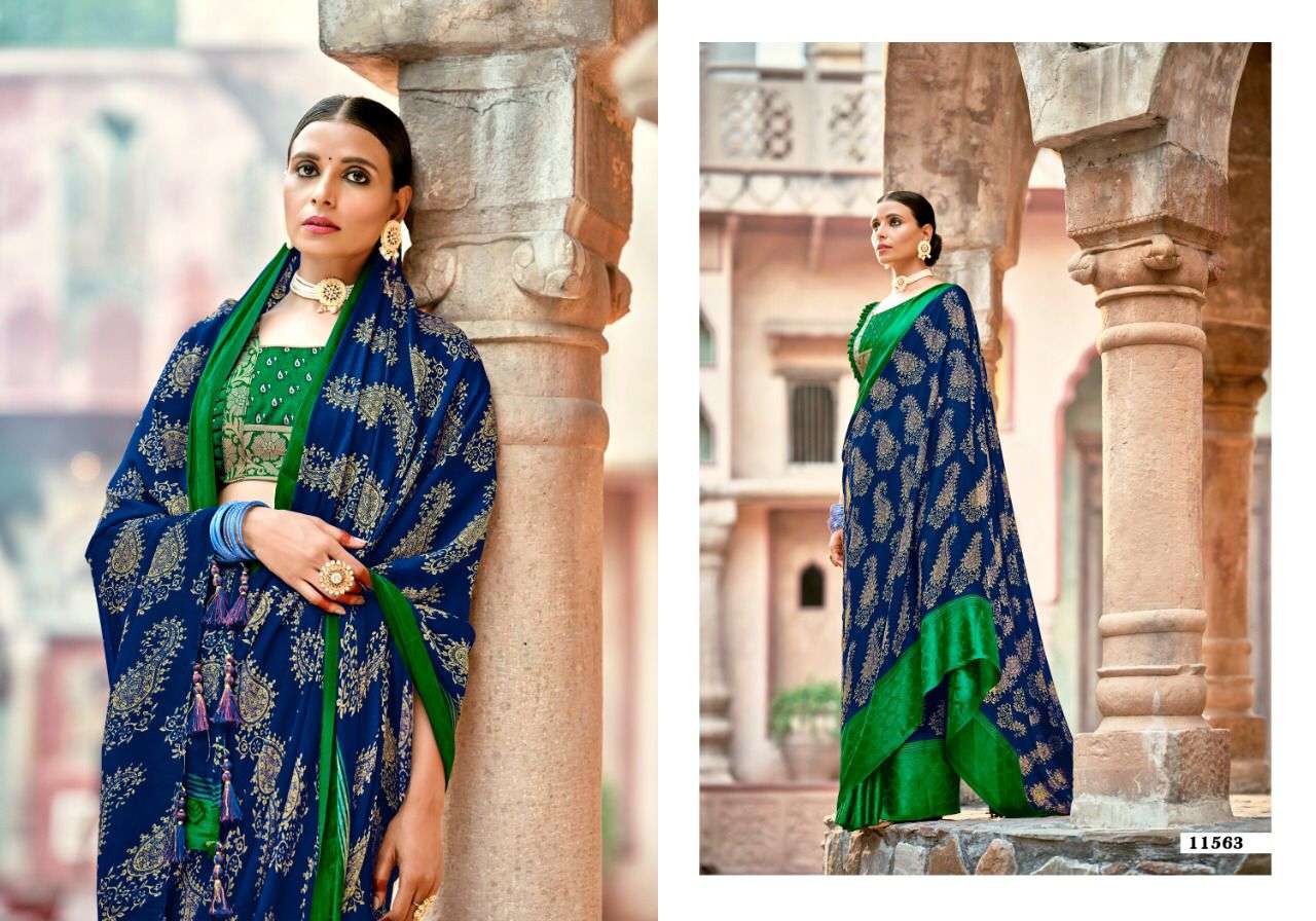 5D KARISHMA VOL 2 CRAPE GEORGETTE PRINTED CLASSY LOOK FANCY SAREES