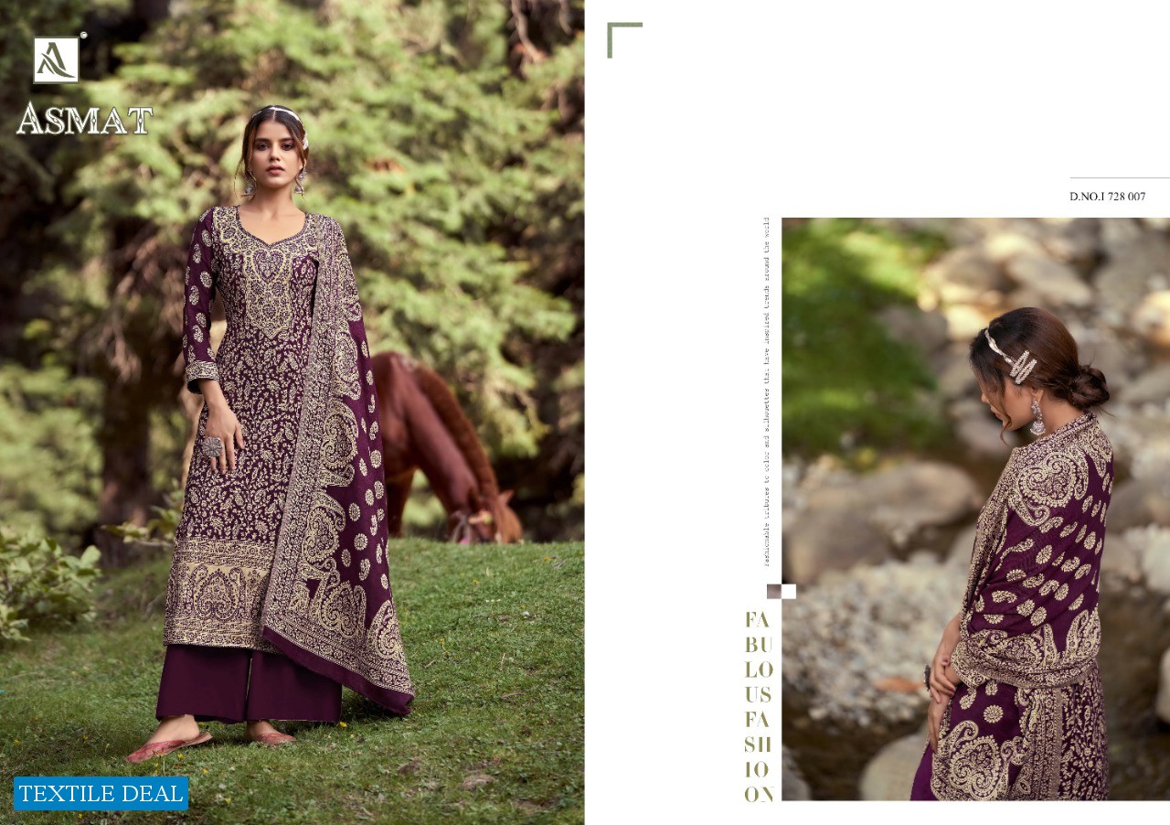 Alok Asmat Wholesale Pure Wool Pashmina Winter Dress